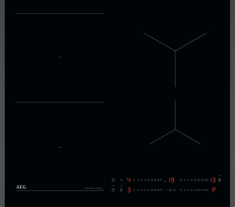 Inbouw AEG inductiekookplaat TO64IB0BFB 6000 Bridge - inductiekookplaat, 60 cm