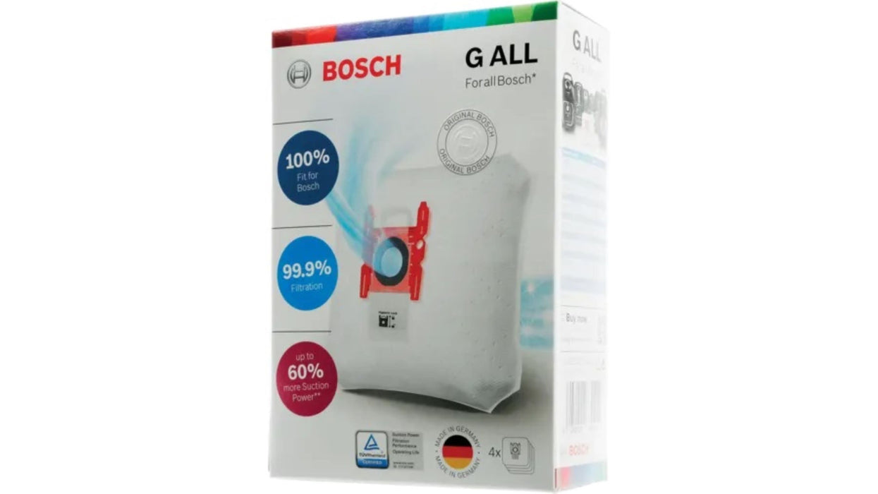 Bosch Stofzakken voor stofzuigers - Type G All - 4 stuks - BBZ41FGAL